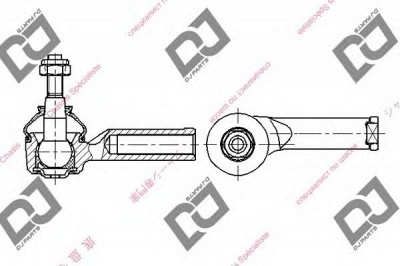 DJ PARTS de1302 -  Наконечник поперечной рулевой тяги